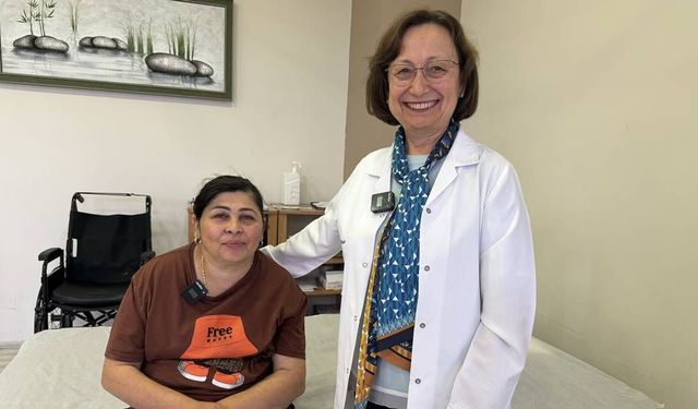 İngiltere'de yaşayan Letonyalı kadın şifayı Eskişehir'de buldu