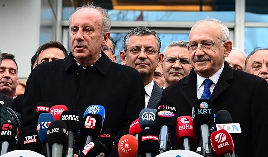 Muharrem İnce'den Kemal Kılıçdaroğlu’na tam destek