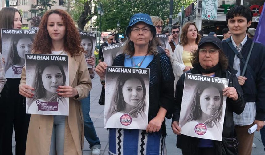 Eskişehir'de kadınlar Nagihan Uyğur için eylem düzenledi