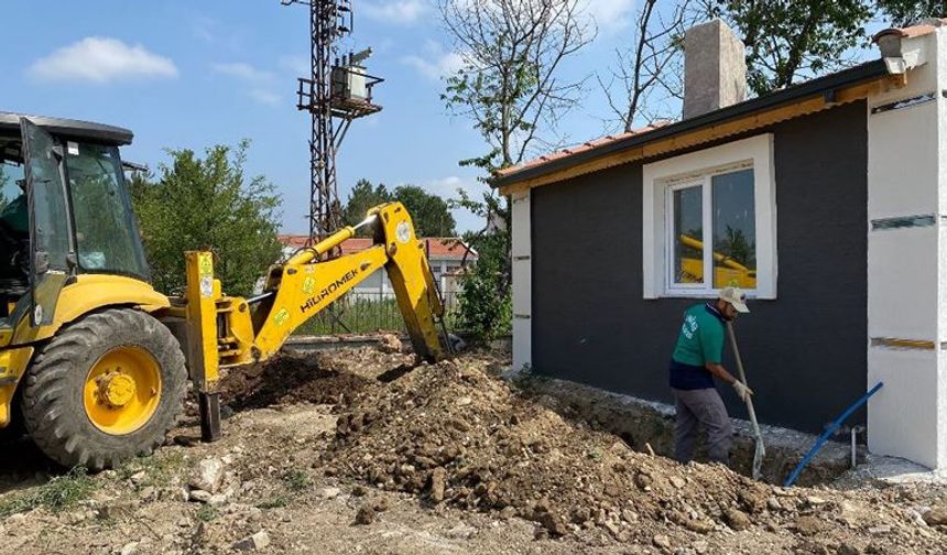 Eskişehir'in o ilçesinde çalışmalar sürüyor; O binanın su sorunu da çözüldü