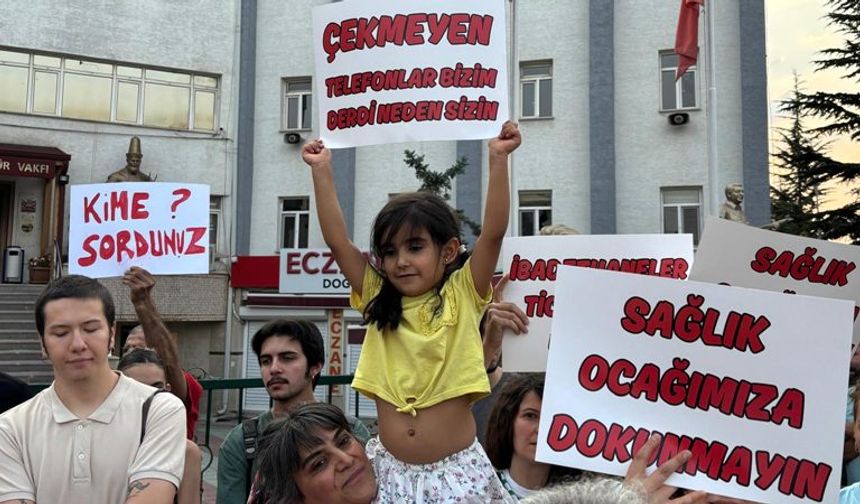 Eskişehir’in Büyükdere Mahallesi’nde büyük tepki; "İstemiyoruz"