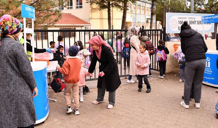 Eskişehir'de ilköğretim öğrencilerine çok önemli bir destek veriliyor