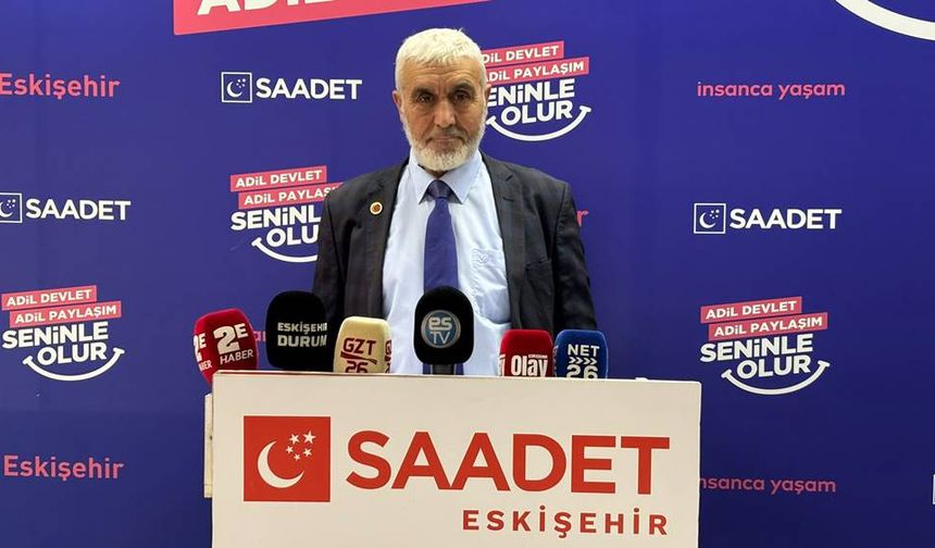 Yaşar Köleoğlu: "Saadet Partisi olarak bu yangını söndüren biz olacağız"