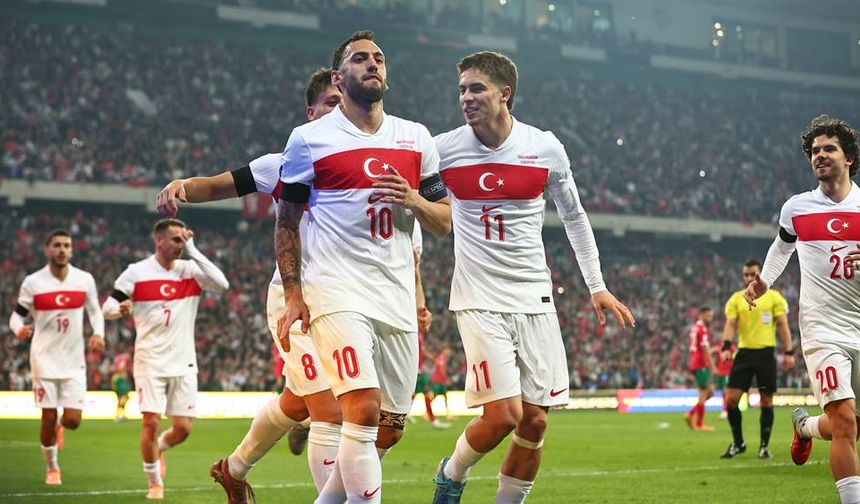 Türkiye A Milli Futbol Takımı Bulgaristan’ı rahat devirdi