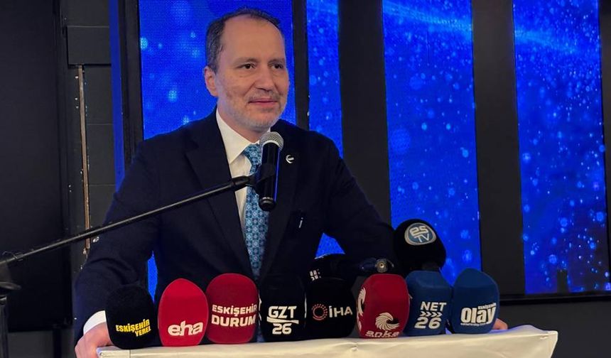 Yeniden Refah Partisi Genel Başkanı Fatih Erbakan Eskişehir'de önemli açıklamalarda bulundu