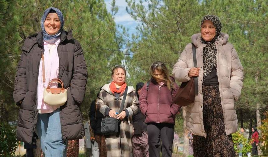 Mihalgazili kadınlar Eskişehir'e yeni kazandırılan o parkı çok sevdiler