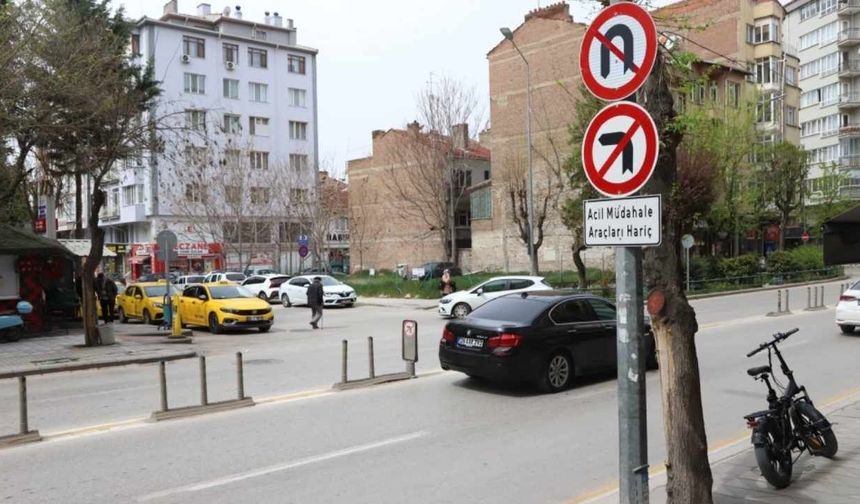 Eskişehir’de sürücüleri sevindirecek müjde geldi; Artık dönüş yapmak serbest