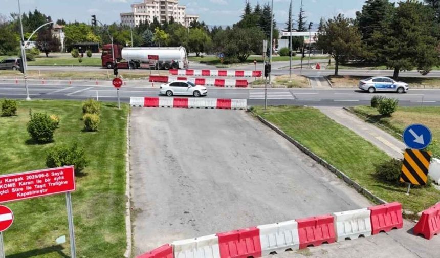 Eskişehir'de Tepebaşı kavşağındaki kapatma süresi uzatıldı, nihai karar yakında verilecek