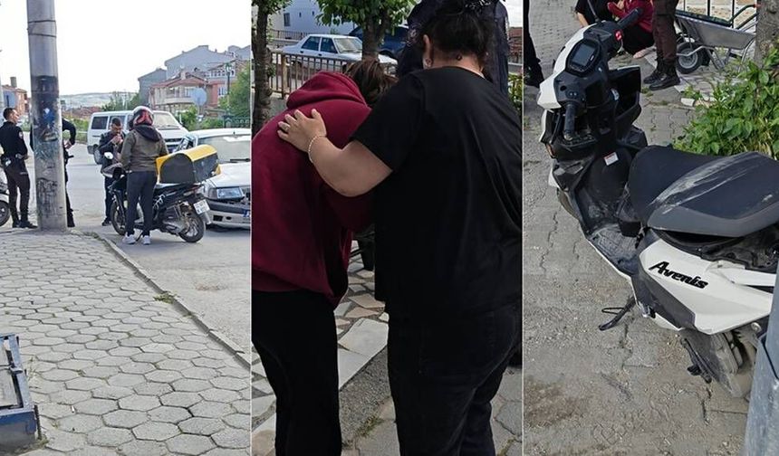 Eskişehir'de otomobil ile motosiklet çarpıştı; Yaralı sürücü hastaneye kaldırıldı