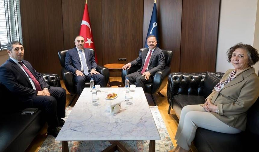 Yavuz Ağıralioğlu Azerbaycan Büyükelçisi Reşad Memmedov’u ağırladı