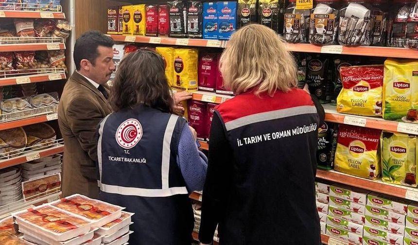 Eskişehir'de marketlere yönelik denetimler devam ediyor
