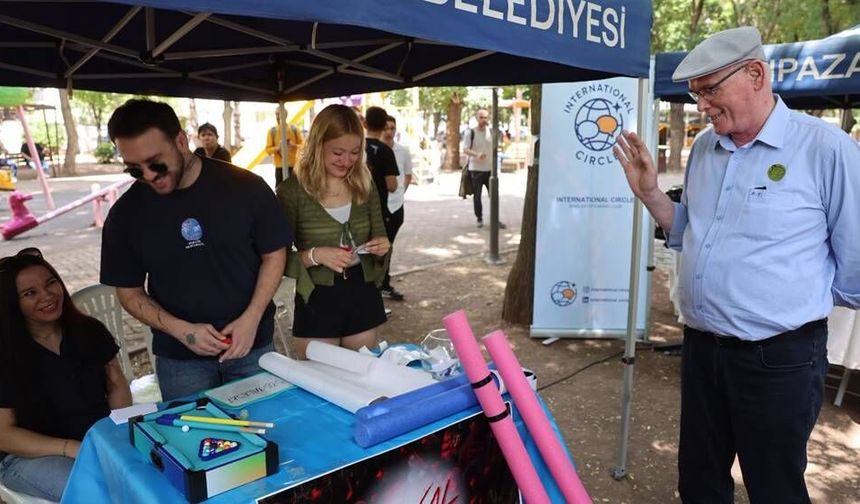 Kanlıkavak Parkı'nda düzenlenen bu programa yoğun ilgi
