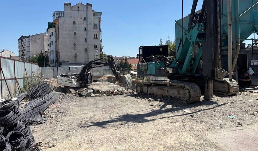 Eskişehir'de 100 milyonluk projenin inşaat aşaması devam ediyor
