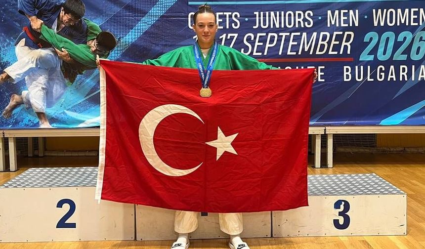 Eskişehirli milli sporcu Tuana Kambur Avrupa şampiyonu oldu