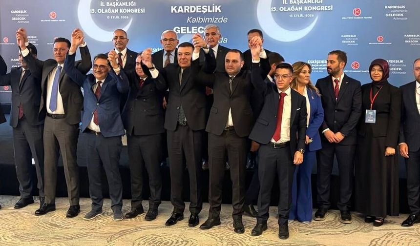 MHP Eskişehir İl Kongresi tamamlandı; İşte yeni oluşan yönetim kurulu