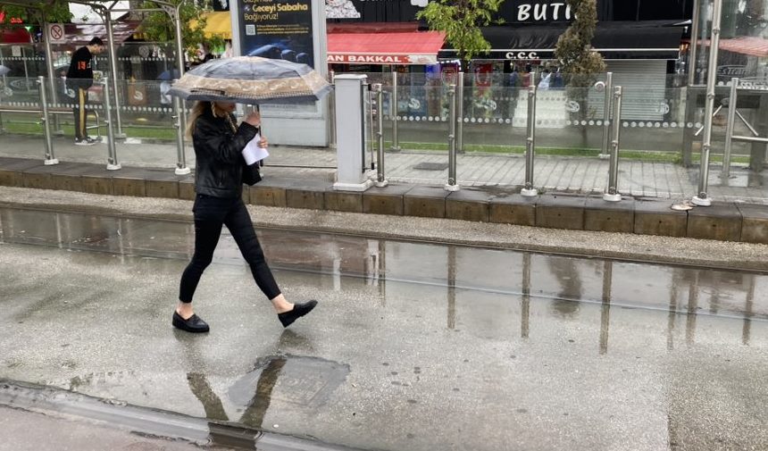 Yağmur Şemsiye Kadın