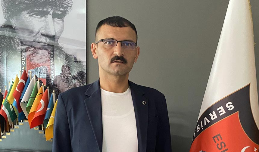 Eskişehir Servis Araçları İşletmecileri Esnaf Odası Başkanı Muhammed Ahmetcan Günay